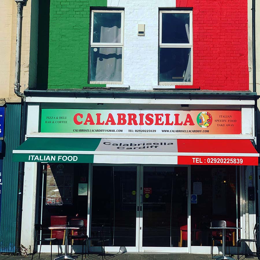 The front of Calabrisella Canton