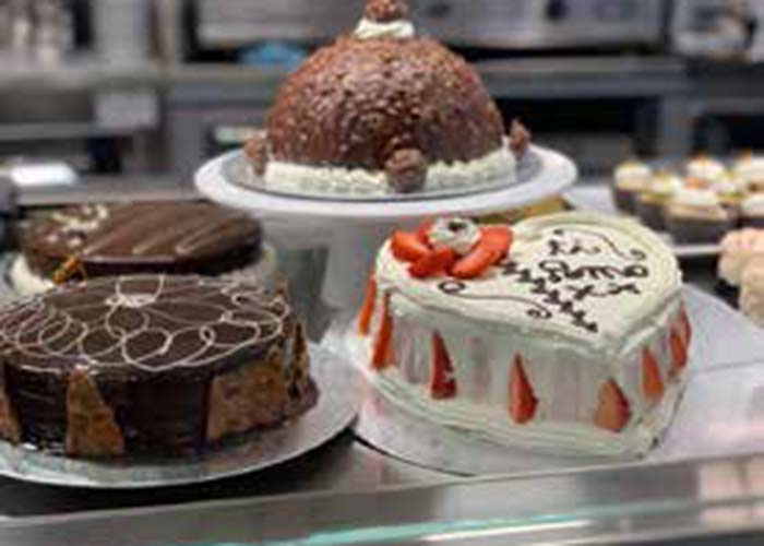 Cakes selection