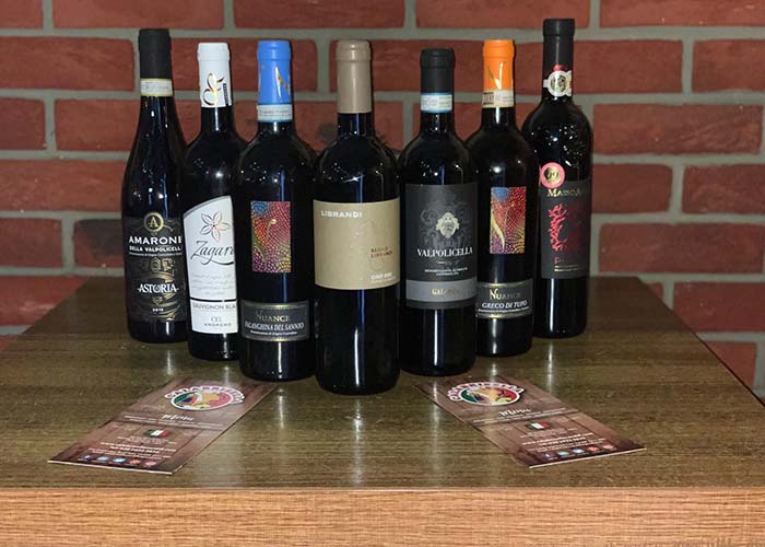 Selection of Wines at Calabrisella